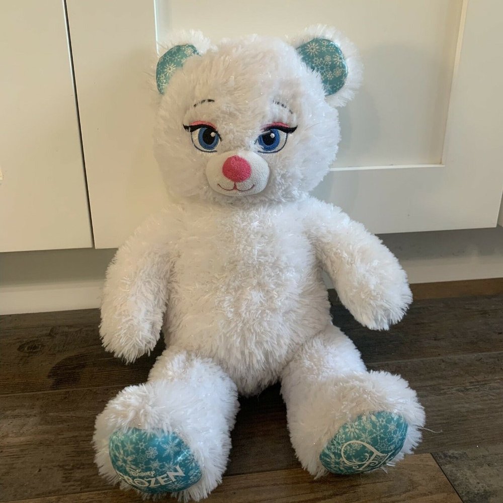Build A Bear Frozen Elsa Teddy Bear Plush Stuffed Animal Toy 16" Tall BAB